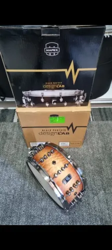 Caixa Mapex Desing Lab Black Panther Versatus Russ Miller  14x6,5 zerada! 