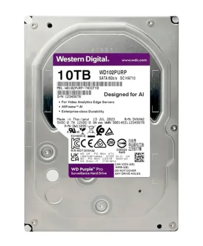 HD 10 TB West Purple Pro