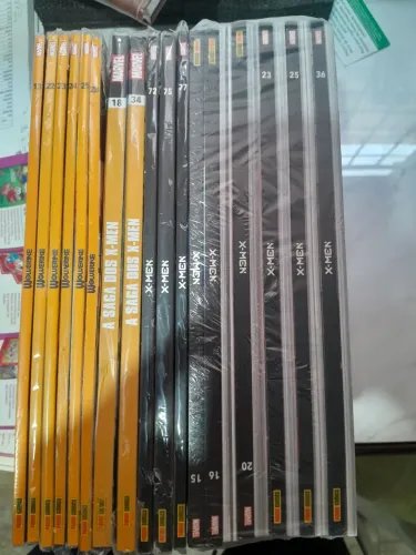 COMBO X-MEN E WOLVERINE/LEIA descrição