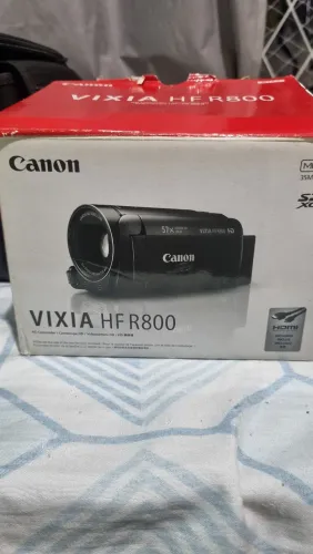 PRA SAIR LOGO Filmadora Canon Vixia HF R800