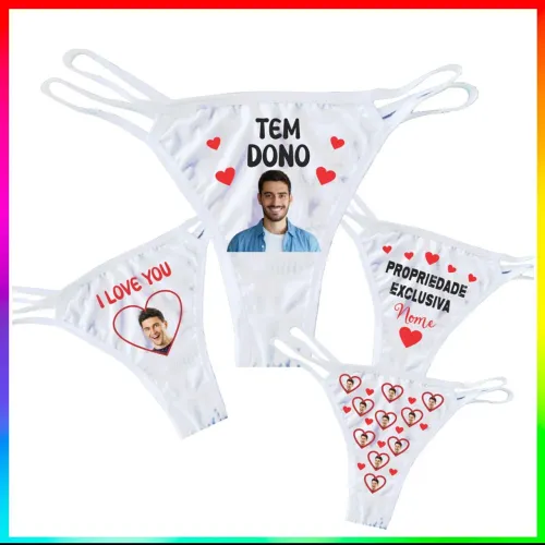 Calcinha Personalizadas 