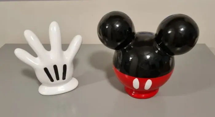 Peças Decorativas Mickey de Cerâmica