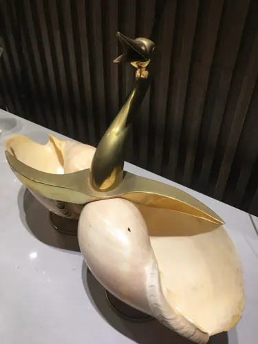 Objeto decorativo bronze vintage 