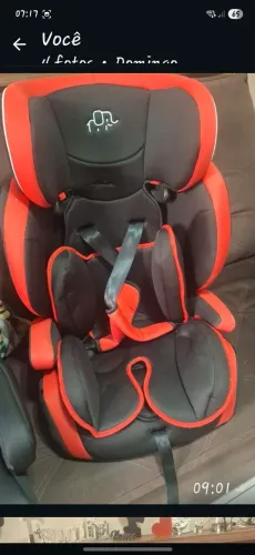 Vendo cadeirinha infantil para veículos, vira assento de elevação super confortável linda