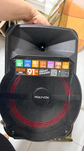 Polyvox XC-710T 300W RMS Bluetooth | Bateria | 10? | Com Carregador | Estado de Nova
