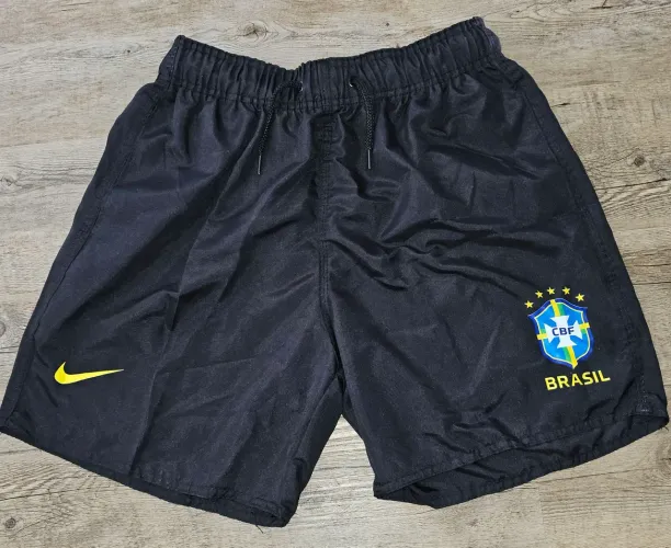 Shorts Dryfit 100% poliéster da seleção Brasileira 