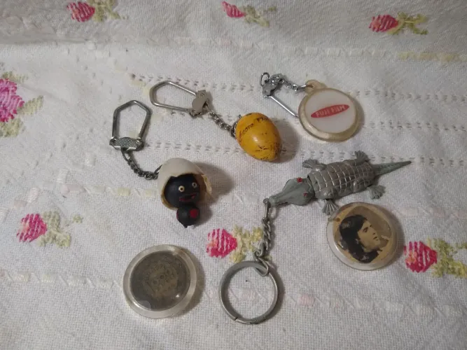 Chaveiros anos 60/70 / lote com 6 chaveiros