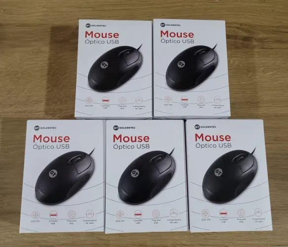 Mouse Goldentec com fio