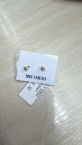 Brincos de ouro 18K - 1600