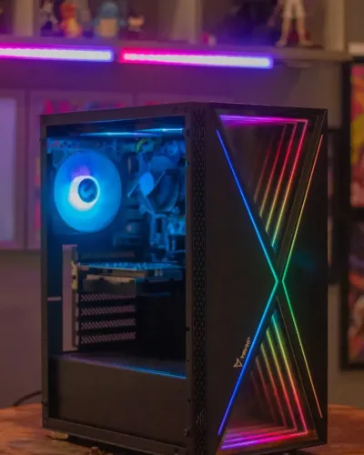 PC Gamer I5 3330, RX 550 4GB, 8GB RAM, SSD 128GB, H61, Gabinete Argb
