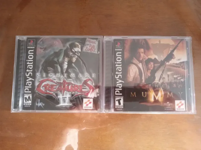 nightmare creatures 2 e the mummy Playstation 1 americano original