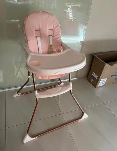 Galzerano, Cadeira de Bebê para Alimentação até 23 Kg Alta Nick Rose