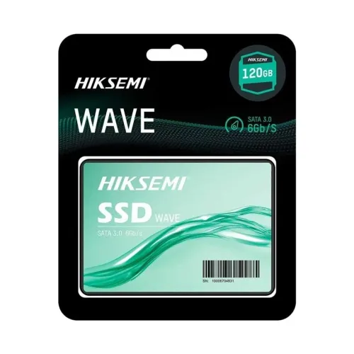 SSD 120 GB Sata 3 2,5" Hiksemi HS-SSD-WAVE(S) Leitura 460 MBPS Gravação 350 MBPS