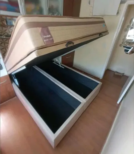 Cama box baú Queen size Berlim 158x198