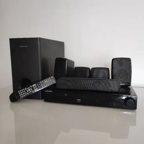 DVD Home Theater Samsung HT-Z220 + caixas 5.1 + subwoofer