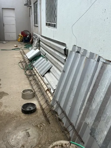 Telha de zinco usado