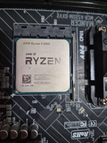 Ryzen 5 5500 + placa mãe e fonte