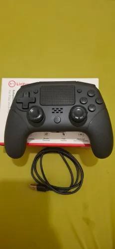 Pro Controle Bluetooth sem fio LinYuvo KP02 p/ PS3, PS4, PS5, PC, IOS e Android