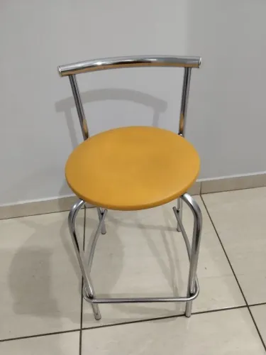 Banqueta cromada
