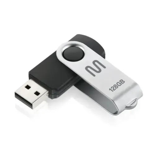 Pendrive 128gb Twist Preto Multilaser - PD591 - Novo Loja Coimbra Computadores