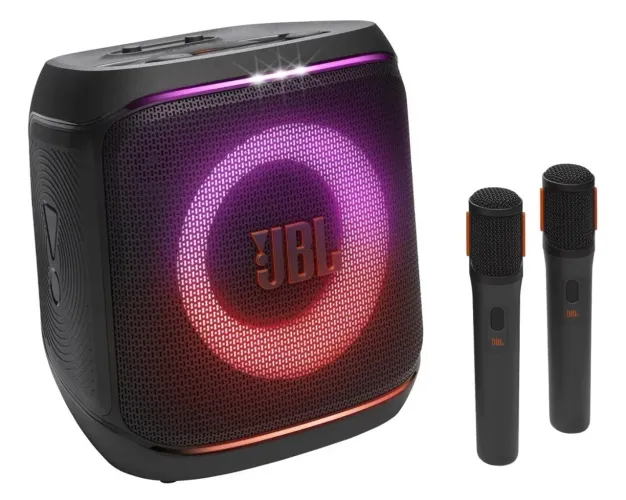 JBL PARTYBOX ENCORE 2 NOVA LACRADA com 2 MICROFONES