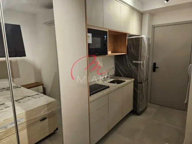Studio para locação em Pinheiros com 25m², mobiliado, Lazer completo - Próx. da Estação Os