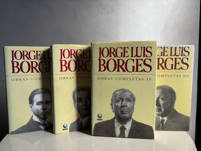 Obra completa Jorge Luís Borges 4 volumes