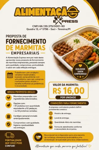 Marmitas para empresas