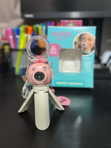 Instax Pal Rosa - Completa com acessórios extras