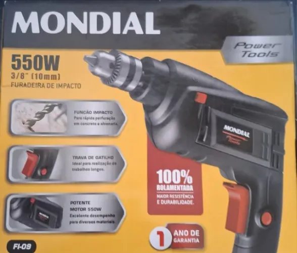 Furadeira de Impacto Mondial 550W FI-09