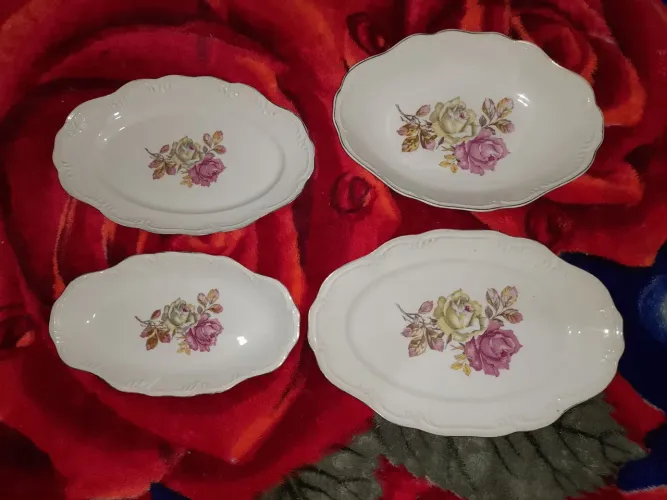 JOGO 4 PEÇAS PORCELANA SCHIMIDT
