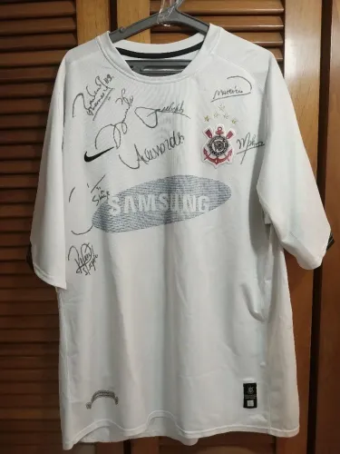 Camisa do Corinthians oficial Autografada