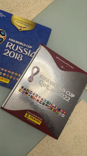 ÁLBUM DA COPA 2022 e 2018