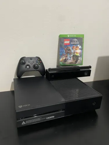 Xbox one fat - 1 terá - NOVÍSSIMO - impecável + Kinect original