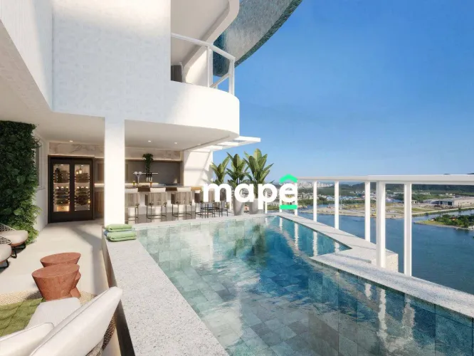 Cobertura à venda, 301 m² por R$ 6.600.000,00 - Ponta da Praia - Santos/SP