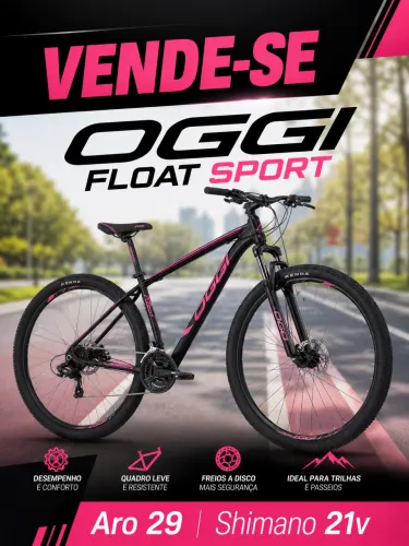 Bicicleta OGGI Float Aro 29 - Impecável 