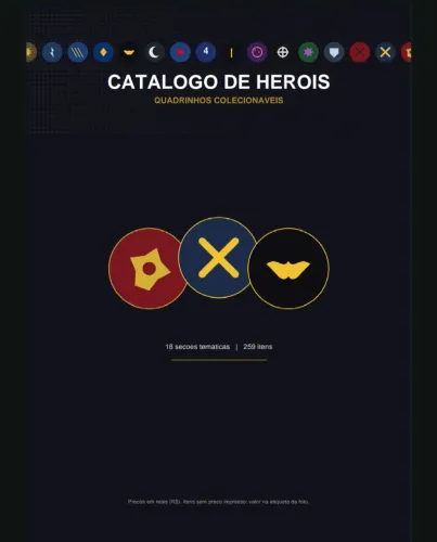 Hqs, encadernados, versões deluxe (Marvel, DC, Star Wars, etc...)