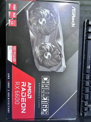 Placa De Vídeo Asrock Rx6600 8GB AMD