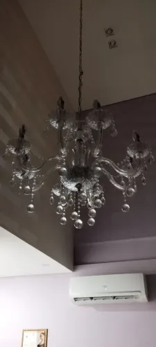 Lustre luxo em cristal