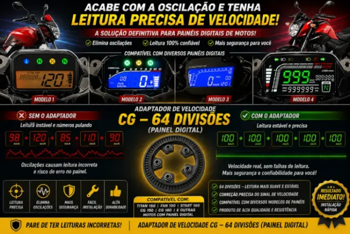Adaptador de Velocidade CG 150 | Similar à Roda Fônica CG 160/XRE 190