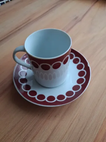 Xícara e pires da Toddy anos 80