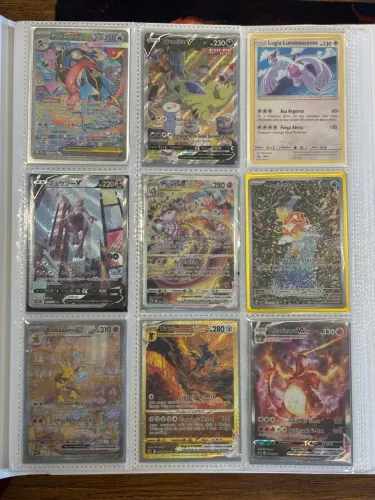 Álbum Pokémon TCG - 54 cartas colecionáveis