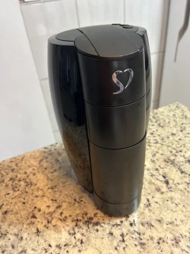 Cafeteira 3 Corações Lov preta