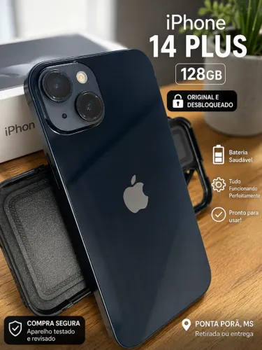 iPhone 14 Plus 128GB | ORIGINAL + DESBLOQUEADO
