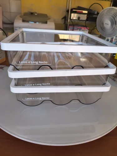 Acessório de geladeira Brastemp original latas e Kong necks