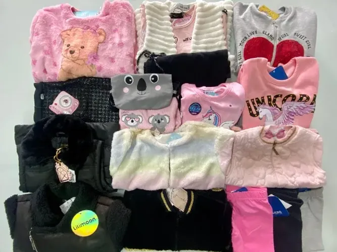 LOTE ROUPA INFANTIL 8B MENINA TAMANHO 8 (COM ETIQUETAS)