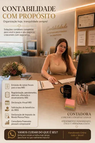 Contabilidade com propósito para você e seu negócio!