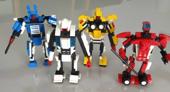 Robôs 3 em 1 estilo lego