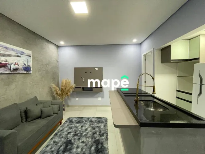 Studio com 1 dormitório à venda, 40 m² por R$ 395.000,00 - Boqueirão - Santos/SP