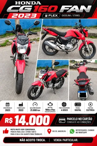 Honda CG FB 160 - único dono